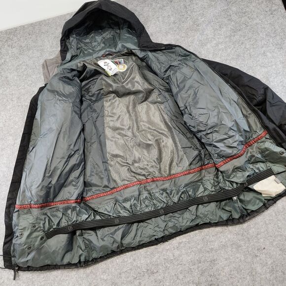 Burton Dryride Mens XL Black Hooded Shell Distraction Ski Snowboard Jacket - Picture 13 of 16